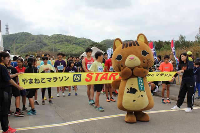 第27回竹富町やまねこマラソン大会の様子