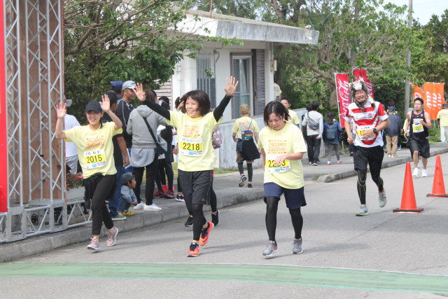 第27回竹富町やまねこマラソン大会の様子