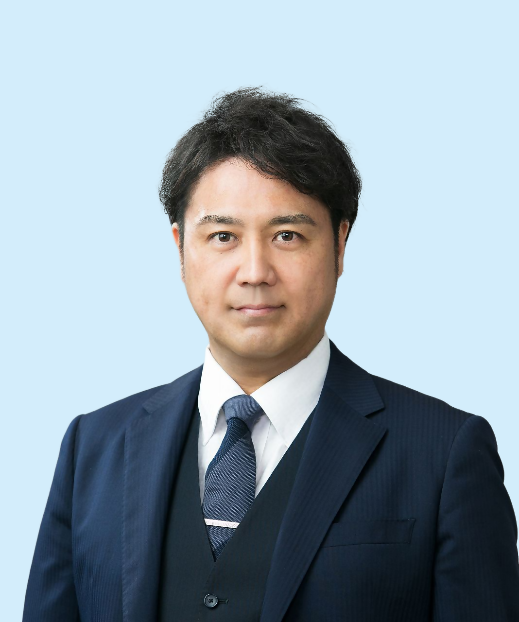 前泊竹富町長の笑顔の写真